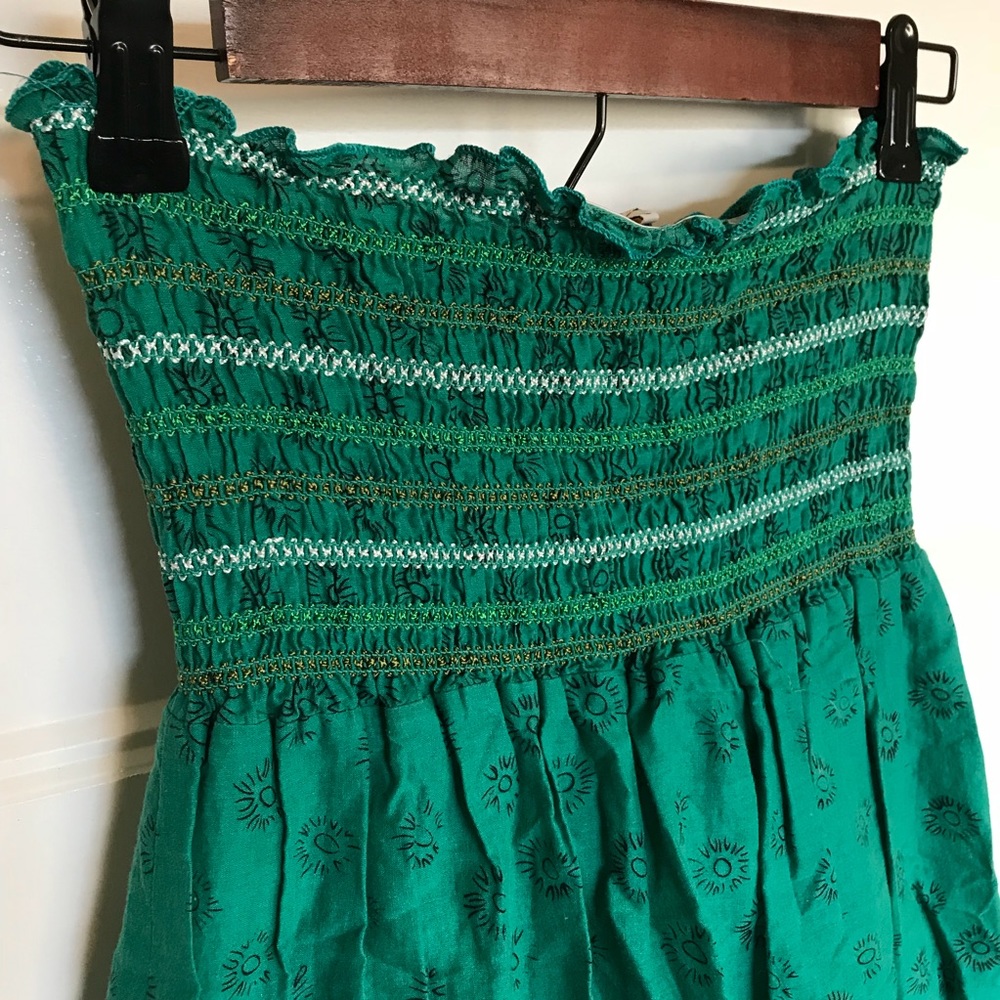 Green fun swim cover up dress size L - Picture 3 of 4